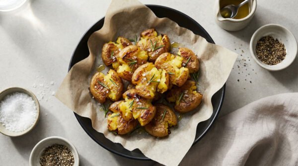 Fırında Çıtır Ezilmiş Patamins Mini Patates